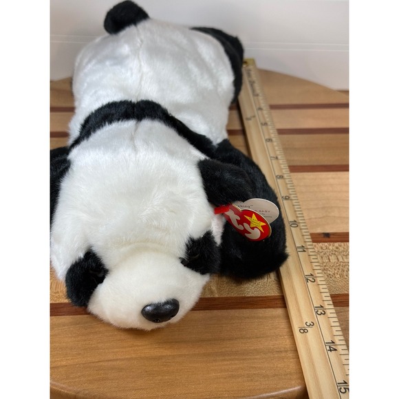 Ty Beanie Babies Peking Panda Bear Retired Original Buddy 1998 - Picture 9 of 9